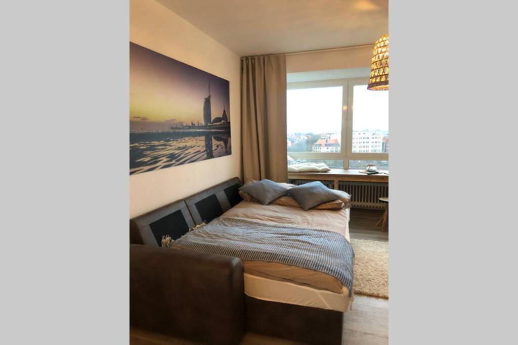 Yachtpanorama Weser Und Yachthafenblick 1 Zi 7Og เบรเมอร์ฮาเฟิน ภายนอก รูปภาพ