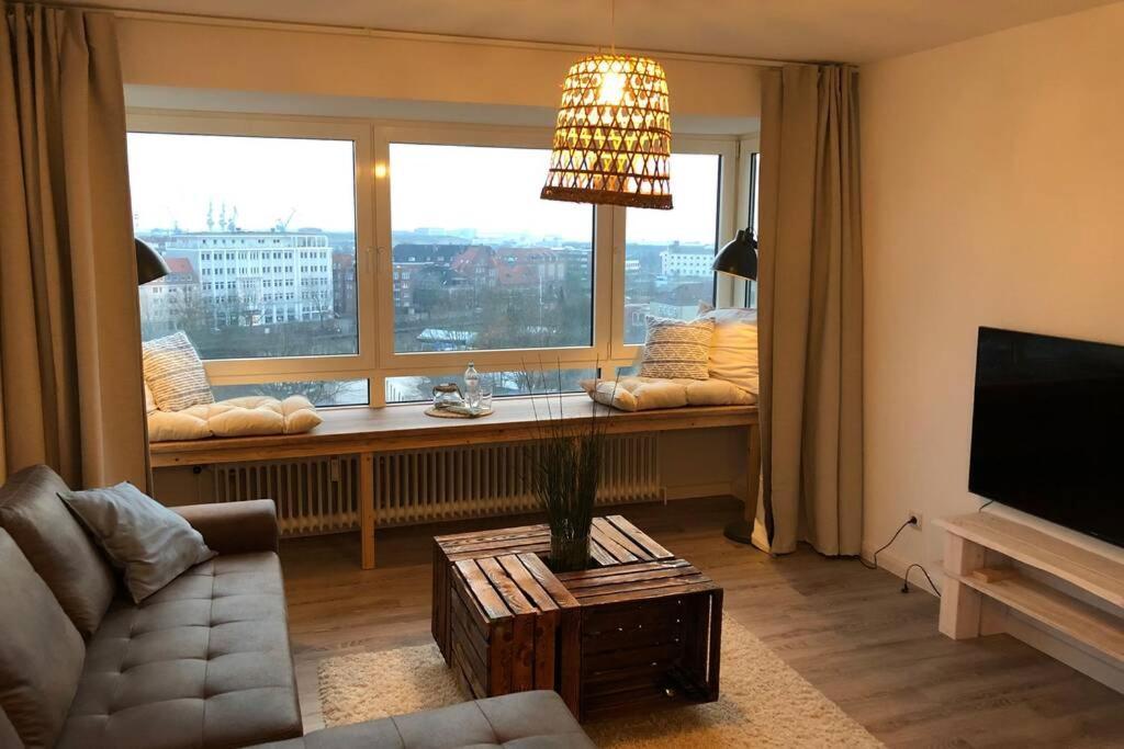 Yachtpanorama Weser Und Yachthafenblick 1 Zi 7Og เบรเมอร์ฮาเฟิน ภายนอก รูปภาพ